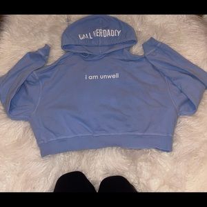 Call her daddy cropped hoodie